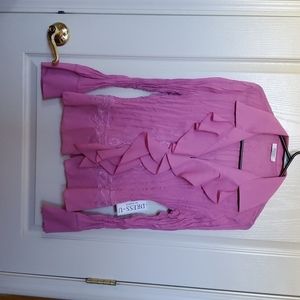 💚💙💜 New! Beautiful So Pretty Blouse! Medium. Pink